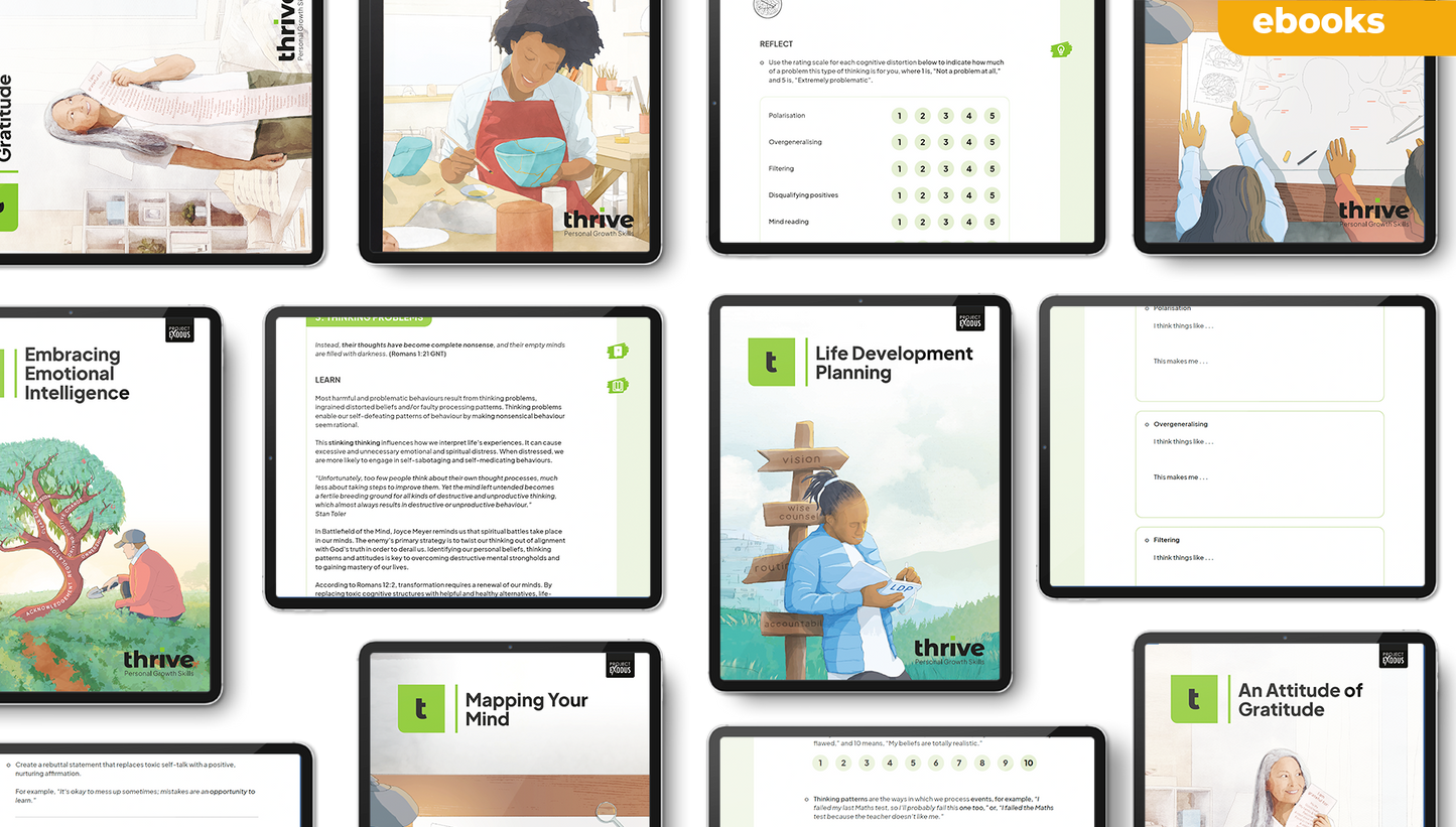 Thrive Programme Workbooks (E-books)